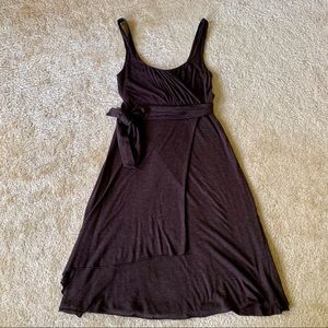 Banana Republic Brown Empire Wrap Dress